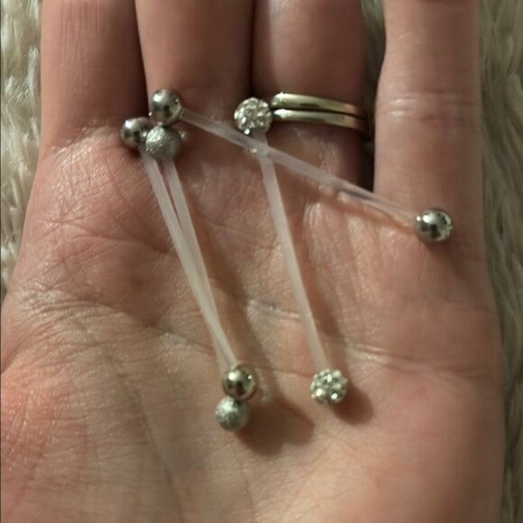 4 Pack Pregnancy Belly Button Rings - Picture 1 of 1